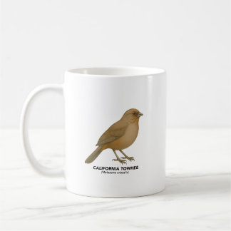 Caneca De Café California Towhere - Birds da Califórnia