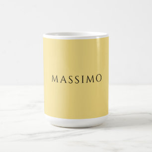 Caneca De Café Caligrafia Chic Simples Nome Próprio Jasmin