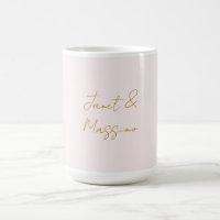 Caligrafia Elegante Cor Dourada e Pastel Nome Simp