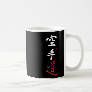 Caneca De Café Caligrafia Kanji Karate Do Original Japonesa Vazia