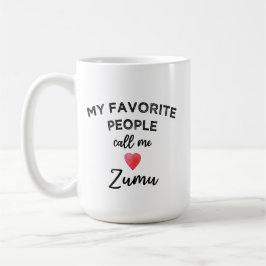Caneca De Café Call Me ZUMU Chinese Paternal Grandmother Nickname