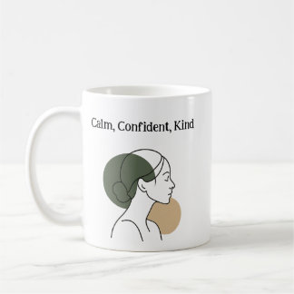 Caneca De Café Calm Confidence – Boho Style Mug