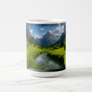 Caneca De Café Calm do Vale do Alpino