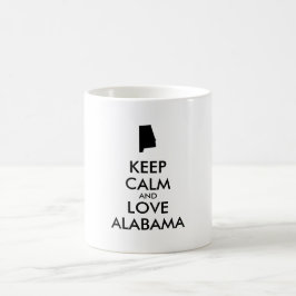Caneca De Café CALMA DE MANUTENÇÃO personalizável e ALABAMA AMOR