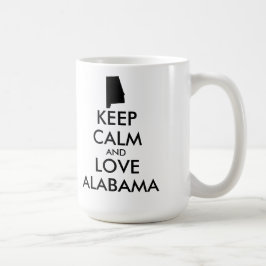 Caneca De Café CALMA DE MANUTENÇÃO personalizável e ALABAMA AMOR