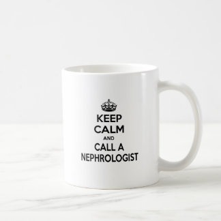 Caneca De Café Calma e chama um nefrologista