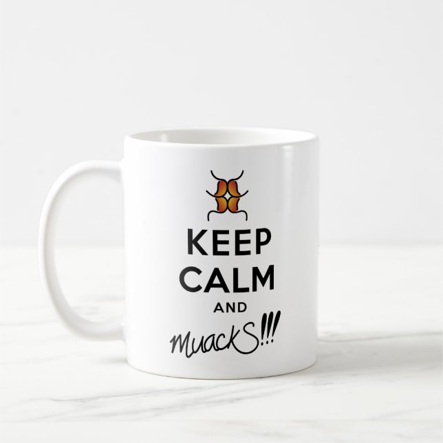 Caneca De Café Calma e muack! (Esquerda)