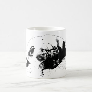 Caneca De Café Calma Gráfica, Conforto Matinal