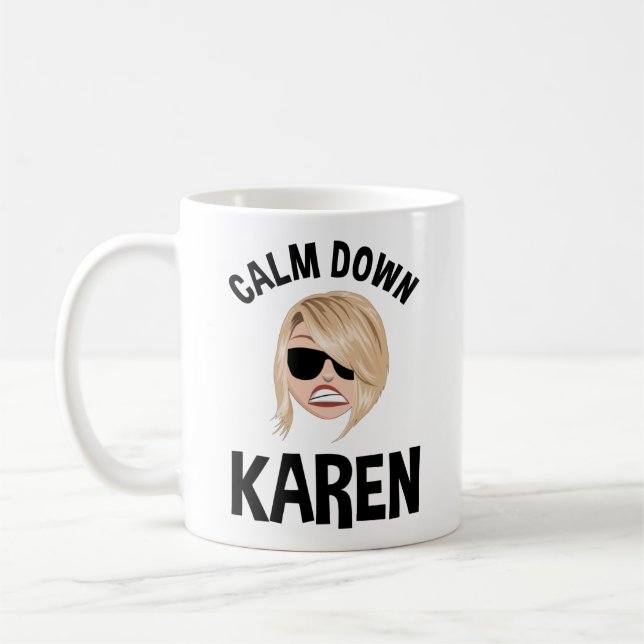 Caneca De Café Calma Karen (Esquerda)