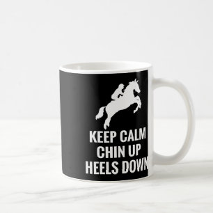 Caneca De Café Calma, Pinto Para Cima, Cortes Para Cima.