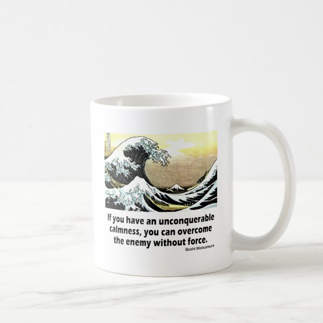Caneca De Café Calma Unconquerable (Direita)