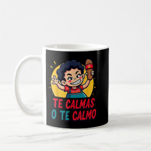 Caneca De Café Calmas do CalmoEspanholChanclaSarcástico