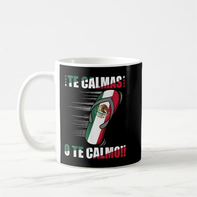 Caneca De Café Calmas O Calmo Engraçado Espanhol Mo (Esquerda)