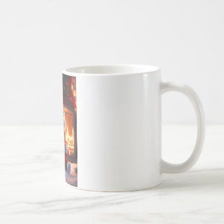 Caneca De Café Calor de inverno - Design Cozy Mug com Flocos de n