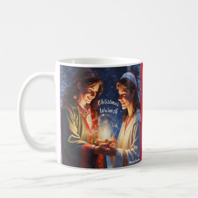 Caneca De Café Calor e Joy Mug ou Taça de Natal AI (Esquerda)