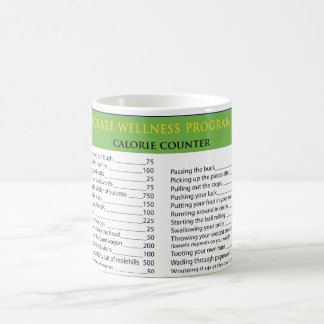 Caneca De Café Calorias do trabalho