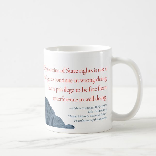 Caneca De Café Calvin Coolidge Mug #19 (Direita)