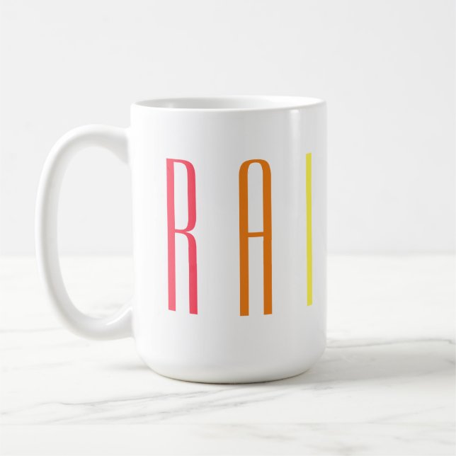 Caneca De Café Cama Branca Alta (Esquerda)