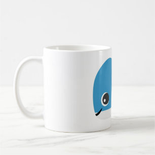 Caneca De Café Cama de Baleia Azul-Cura