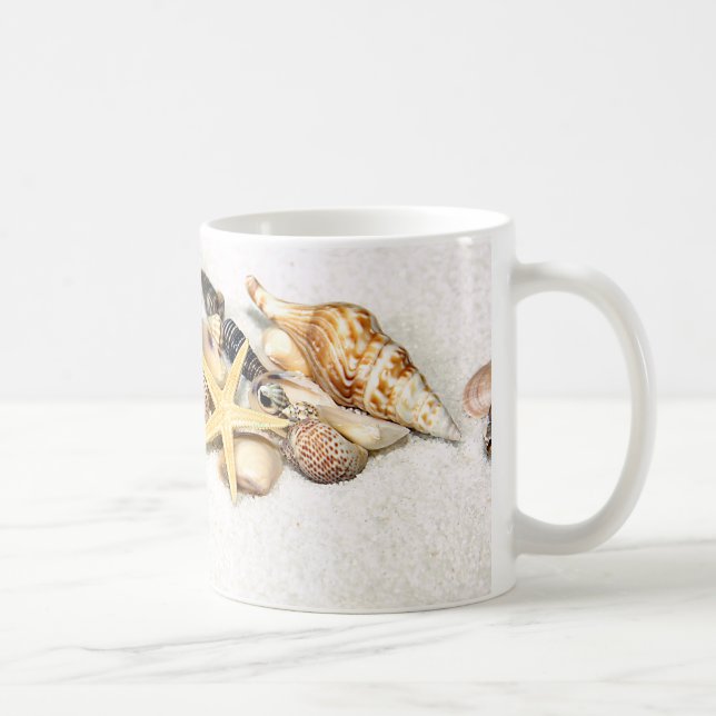 Caneca De Café Cama de conchas (Direita)