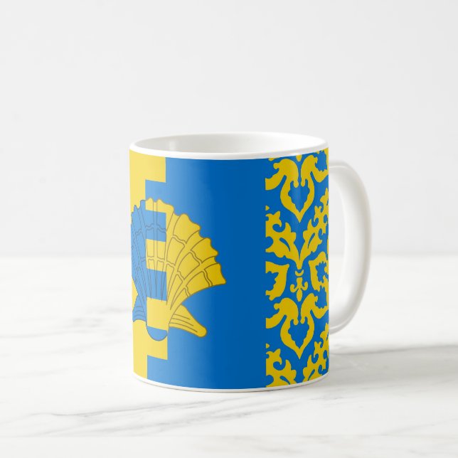 Caneca De Café Cama de Crachá de café da população de focas (Frente Esquerda)