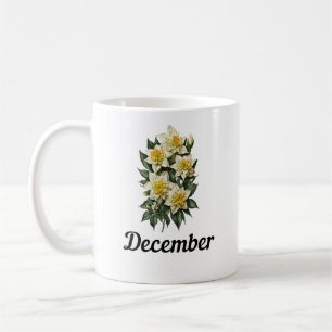 Caneca De Café Cama de Flor de Nascimento, Cama de Flor de Aniver