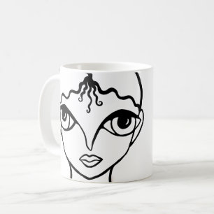 Caneca De Café Cama de olhos grandes
