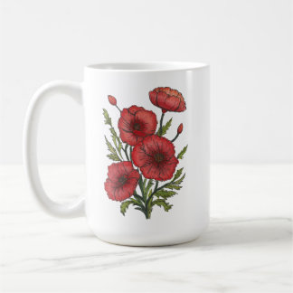 Caneca De Café Cama Vermelha Cama Cerâmica (15oz)