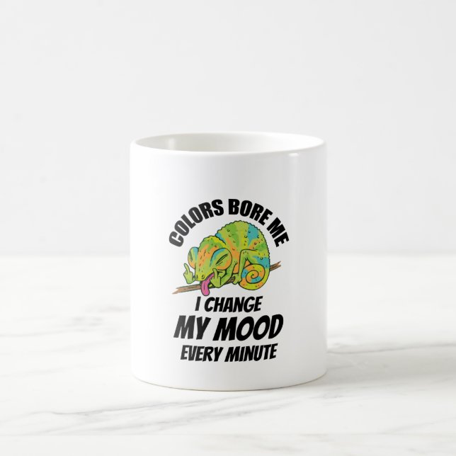 Caneca De Café Camaleão - Cores são Enfadonhas (Centro)