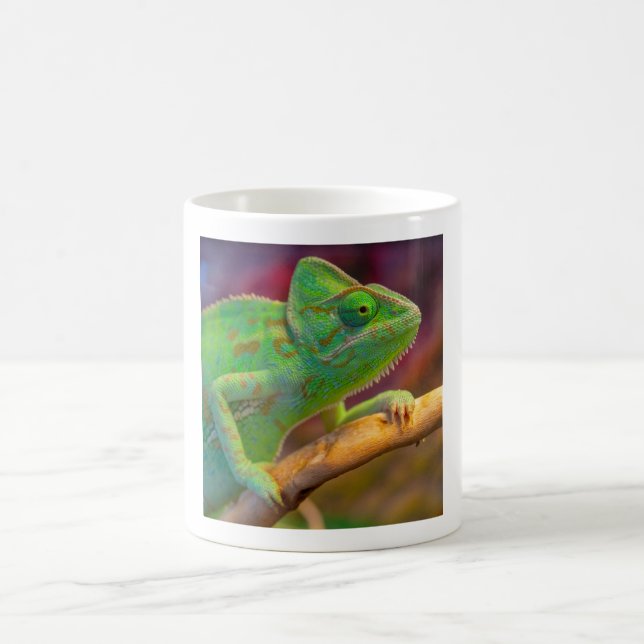 Caneca De Café Camaleão Verde (Centro)