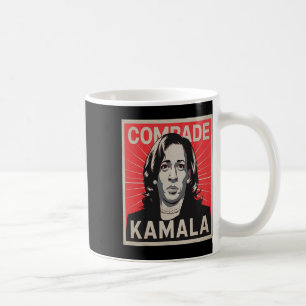 Caneca De Café Camarada Kamala Mostra Curiosa pérola de Visto pol
