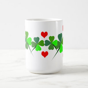 Caneca De Café Camarões e Corações