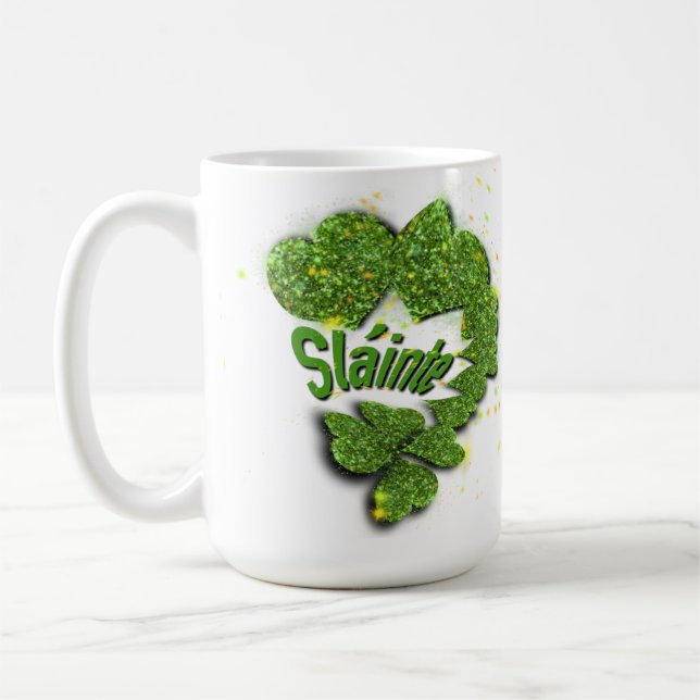 Caneca De Café Camarões verdes | espumantes Shainte (Esquerda)