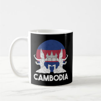 Caneca De Café Camboja Khmer Tradicional Dança Apsara