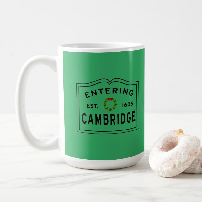 Caneca De Café Cambridge, MÃE Holiday Wreath (Com Donut)