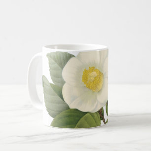 Caneca De Café camellia comum (Camellia japonica) por Redouté