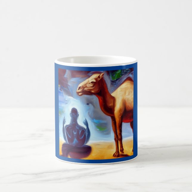 Caneca De Café Camelo 3 da Spirit Animal Camel (Centro)