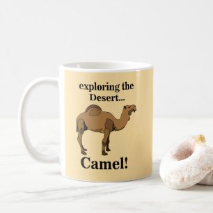 Caneca De Café Camelo Animal do Deserto Engraçado