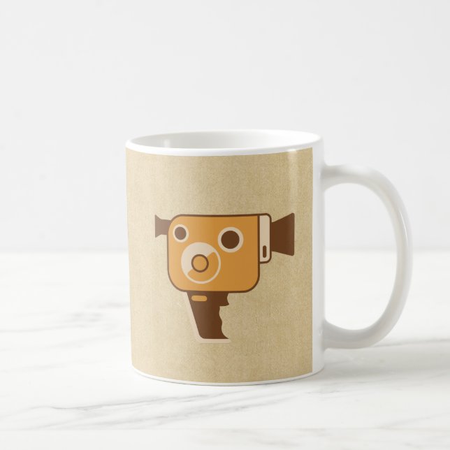 Caneca De Café Câmera de filme da cineasta (Direita)