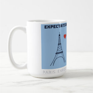 Caneca De Café Câmera de Paris Expectativa vs Realidade Meme Dive