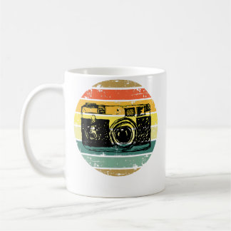 Caneca De Café Câmera Retro Vintage Presente de Fotógrafo Fotogra