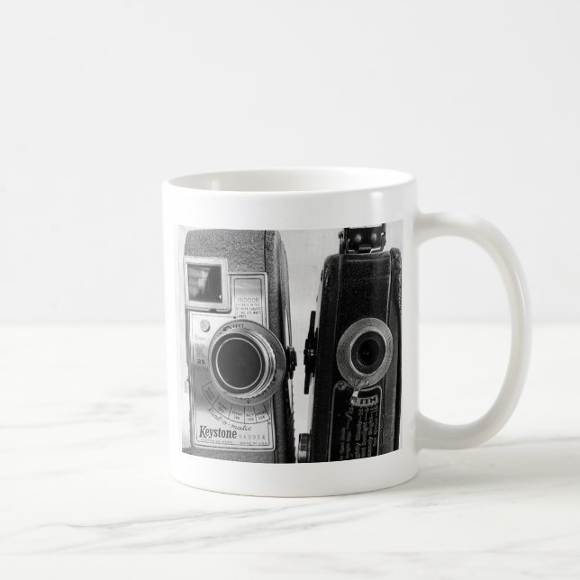 Caneca De Café Câmeras Vintage (Direita)