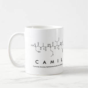 Caneca De Café Camil peptide nome mug