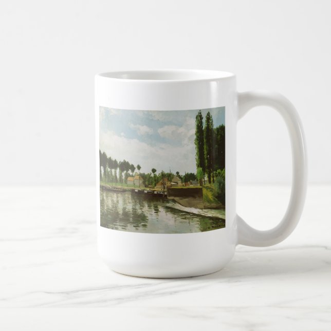 Caneca De Café Camille Pissarro | o fechamento em Pontoise (Direita)