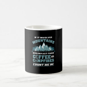 Caneca De Café Caminhada Acampamento Café