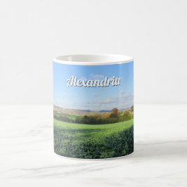 Caneca De Café Caminhada do outono no campo - Personalizada