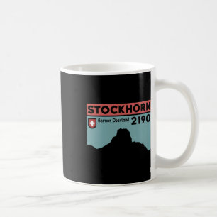 Caneca De Café Caminhada Monte Stockhorn Ciclismo de Montanha Thu