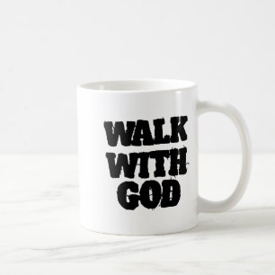 Caneca De Café Caminhada nas Costas Com Jesus Deus Cristão Homens