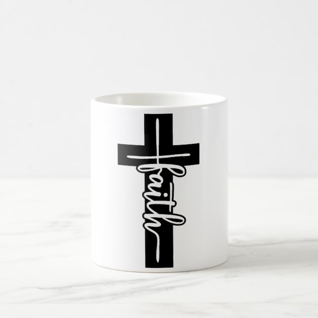 Caneca De Café Caminhada por Faith (Centro)