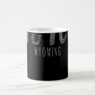 Caneca De Café Caminhada Vintage Wyoming